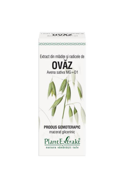 Plantextrakt Extract din Mladite si Radicele de Ovaz Plantextrakt, 50 ml