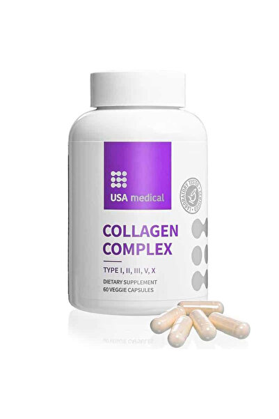 USA Medical Capsule cu colagen 5 tipuri 60 buc