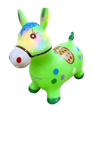 happyworld2026 Calut de sarit gonflabila, Jumping Donkey, Cu sunete si lumini...