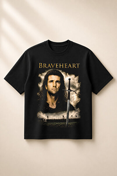 SVART WEAR Braveheart majica sa širokim krojem i printom, unisex, 100% pamuk ...