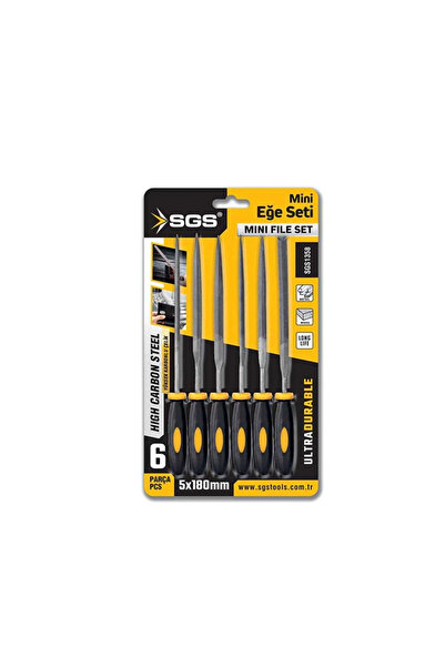 Genel Markalar Mini Eğe Seti 5x180mm, 6 Parça