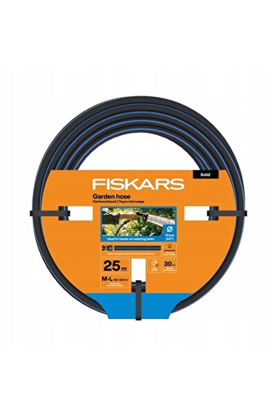 FiSKARS Furtun de grădină solid 13MM 1/2'' 25M