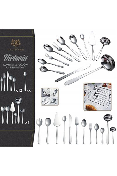 Karl Hausmann SET TACĂNĂRIE PENTRU 12 PERSONE 72EL +VICTORIA BOX