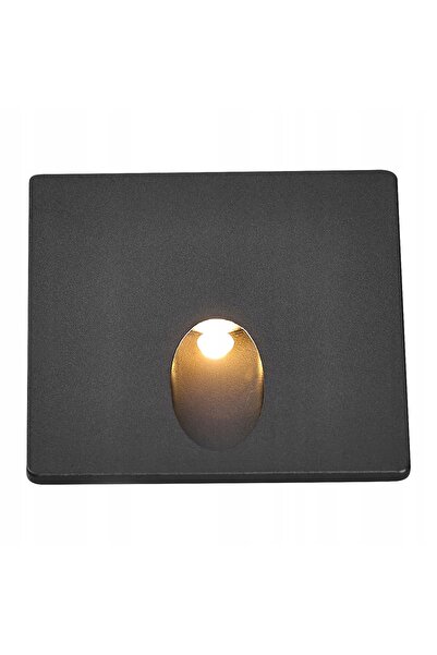 Rabalux Lampă de iluminat scări Boven 3W LED neagră IP54 de perete 3000 K