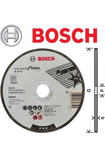 Boschen Disc abraziv, polizor unghiular BOSCH