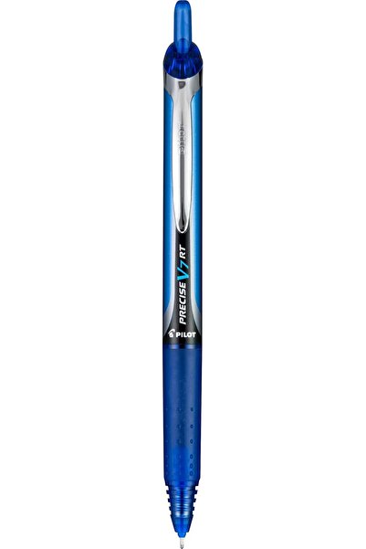 Pilot Precise V7 RT Refillable & Retractable Liquid Ink Rolling Ball Pens, Fine Point (0.7mm) Blue, 8-Pack (15343)
