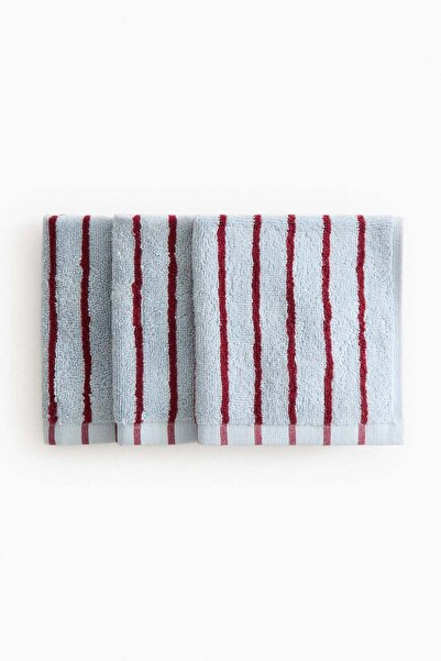 H&M 3-pack cotton terry flannels