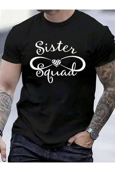 9TAY 100% Cotton Squad Funny Sister Birthday Party Gift T-Shirt Men's Women's...