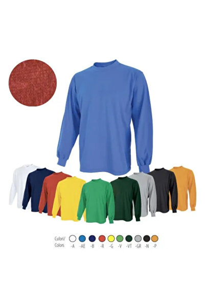 Renania Tricou cu maneca lunga, la baza gatului, 90607, din bumbac, Renania, ...