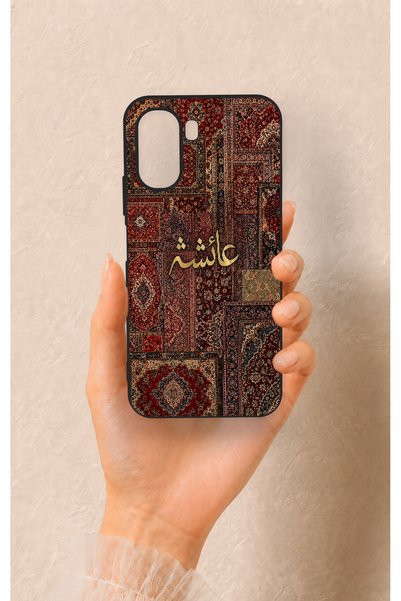 Vip Case حافظة سيليكون بنمط السجاد العتيق المتوافقة مع هاتف Oppo A6T