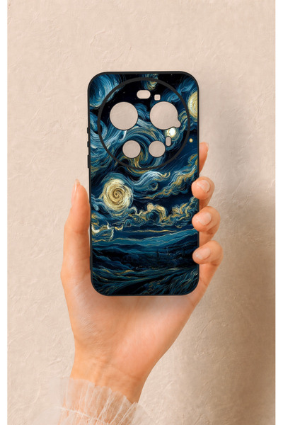Vip Case Xiaomi Mi 17 Ultra Uyumlu Yıldızlı Gece Desenli Silikon Kılıf