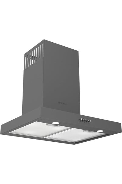 starway غطاء طهي جينيرال جولدين 60x45 سم، ستانلس ستيل، نوع T، أسود، 5 فلاتر، ...