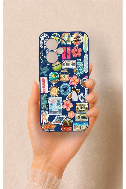 Vip Case Honor 400 Compatible Summer Vibes Patterned Silicone Case