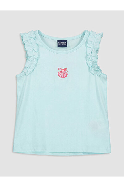 LC Waikiki I Zero Roba Collar Ruffle Embroidered Girls' Undershirt from Freez...