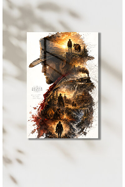 PESHLİSTORE Arthur Morgan Vahşi Batı HD Metal Poster