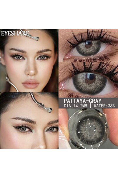 EyesPro PATTAYA GRAY DOĞAL GÖRÜNÜMLÜ GÖZ LENSİ