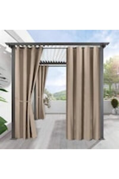 OEM Draperie bej, imprrmeabila, terasa, 134x240cm