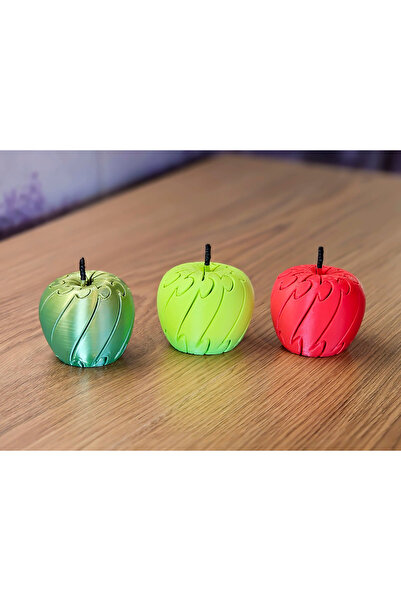 Umut's 1Pc Bendable Apple Stress Toy Stress Relief Fidget Toy – Relaxing Hand...