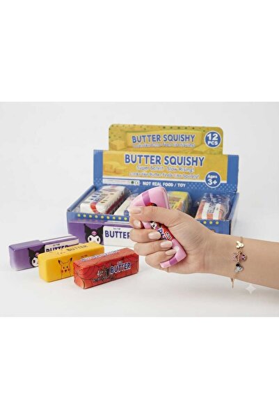 butter لعبة سكوشي معطرة بالفراولة بطيئة الارتفاع (عبوة من قطعتين)