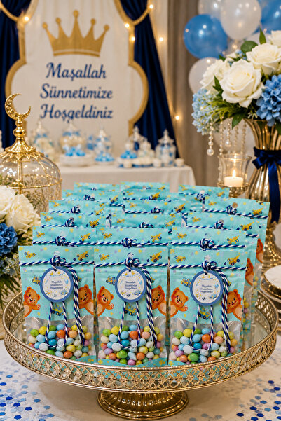 DEKAPAK Set 20 Pieces Welcome to the Circumcision Doypack Gift Bag Set (Card+...