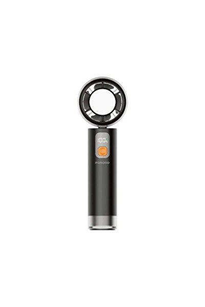 porodo ChilloFlex Rechargeable Cooling Fan with LED Display, 3000mAh Battery,...