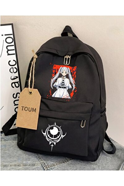 Touz Moda Anime Frieren Themed Printed School, Classroom, Course Backpack