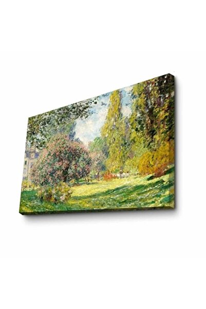 OEM Tablou decorativ pe pânză, peisaj Claude Monet, model 70x100 cm, 100% pân...