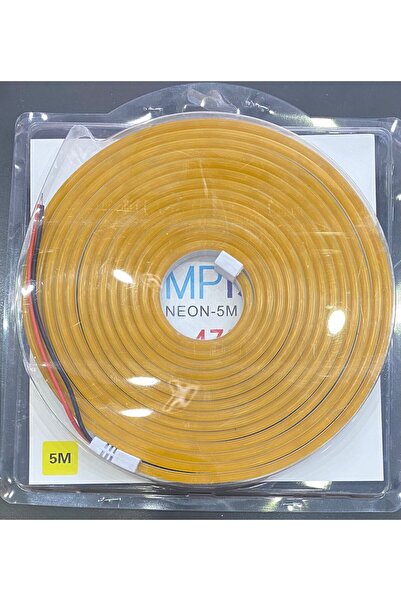 12V 5mt Neon LED IP65 Amber