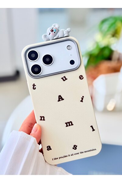 Go Aksesuar Iphone 17 Promax Uyumlu 3D KOALA Oyuncak Tasarımlı Silikon Kılıf