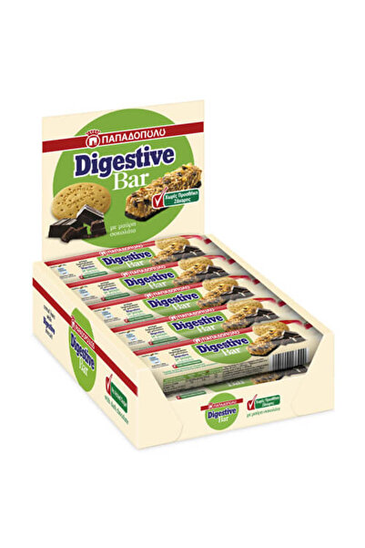 Papadopoulou ΠΑΠΑΔΟΠΟΥΛΟΥ DIGESTIVE BARS (10x28gr.) - (ΜΑΥΡΗ ΣΟΚΟΛΑΤΑ) (ΧΩΡΙΣ...