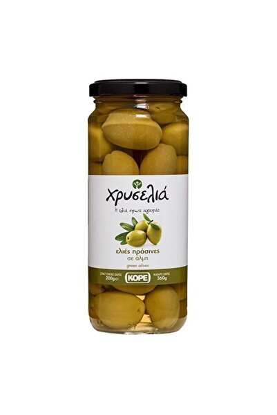 CHRYSELIA ΧΡΥΣΕΛΙΑ ΕΛΙΕΣ ΠΡΑΣΙΝΕΣ 200gr. - (ΒΑΖΟ)
