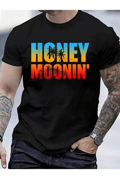 9TAY 100% Cotton Honey Moonin' Romantic Cruise Honeymoon Women's Men's Black ...