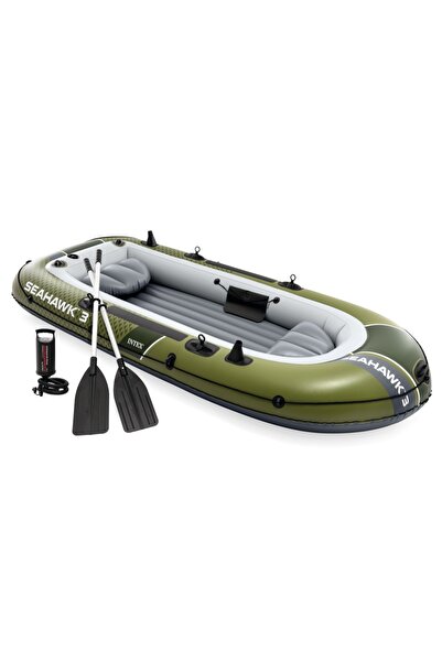 Intex SEAHAWK 3 Şİşme BOT SET 295x137x43 cm (Kürek+Pompa) 66333