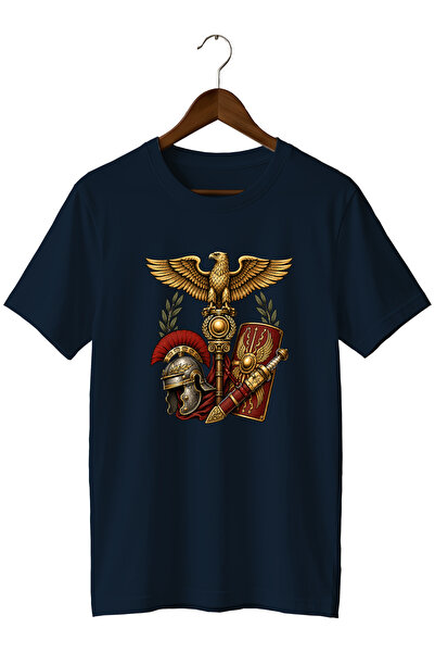 The Baski Μπλουζάκι Unisex με στάμπα της Ρωμαϊκής Αυτοκρατορίας με Κάλυμμα Κε...