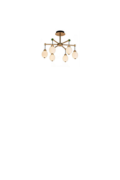 ٍSiera Light Mango Chandelier Gold in various sizes 0670