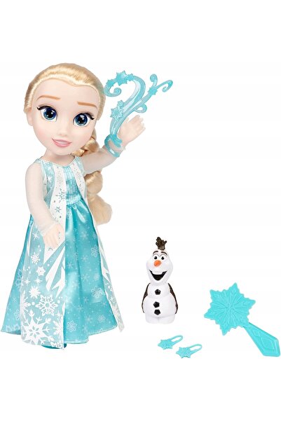 Classic Disney LALKA ELSA ȚARA DE Gheață Cântă LET IT GO 35 CM CU OLAF ȘI ACC...