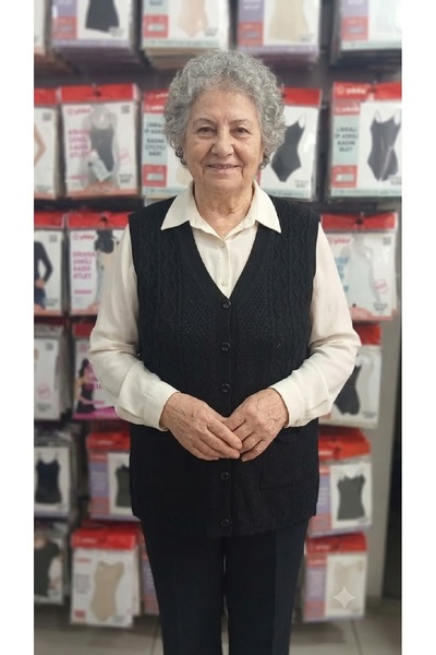 Modalüx Thin Knitted Pocketed Mother's Vest