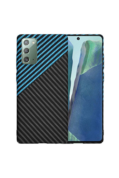 Techsuit Husă pentru Samsung Galaxy Note 20, Carbonite FiberShell, albastru -...
