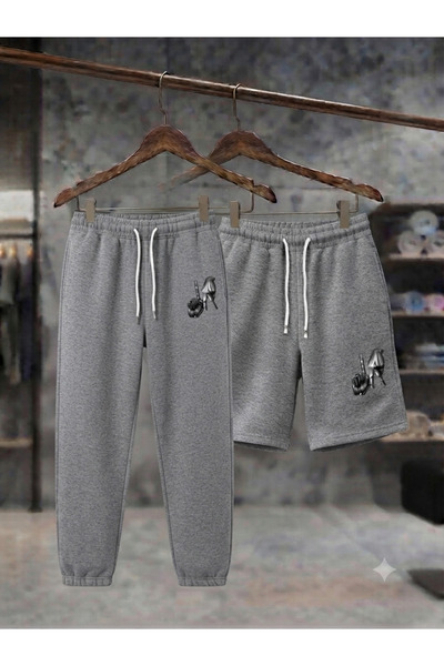 CLOTHES33 SPORTSKE TRENERKE KRATKE HLAČE 2-DELIČNA KOMBINACIJA TANKE LETNJE K...