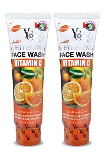 YC Two Pieces Of Whitening Face Wash Vitamin C 100x2 ml