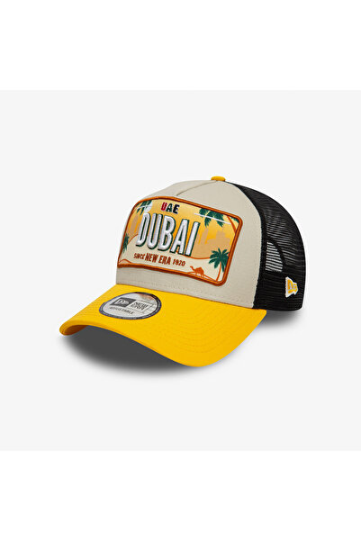 NEW ERA License Plate Dubai Unisex Sarı Şapka