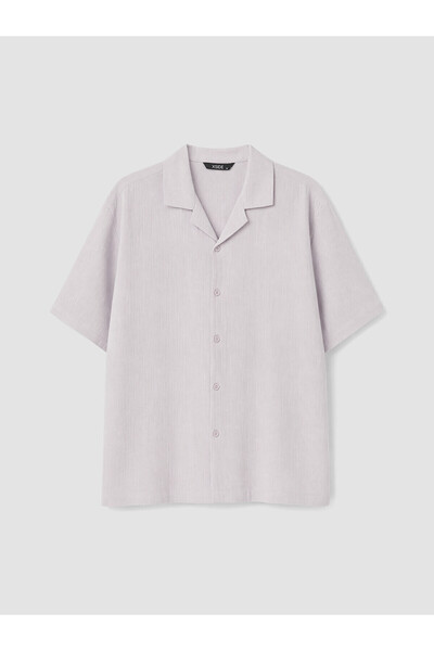 LC Waikiki Ανδρικό πουκάμισο NEVAVM Loose Fit Resort Collar Muslin με διαφορά...