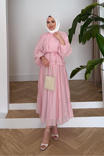 Rimel Moda Mystil Takım Pembe