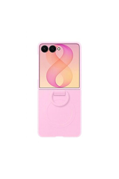 Samsung Husă de protecție din silicon cu inel magnetic pentru Galaxy Z Flip8 ...
