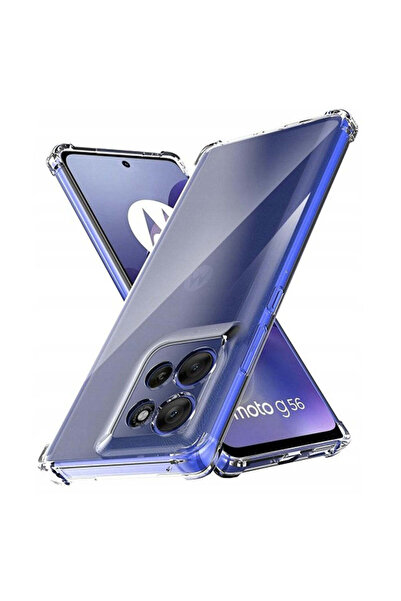Techsuit Husă pentru Motorola Moto G56, din silicon transparent, rezistentă l...