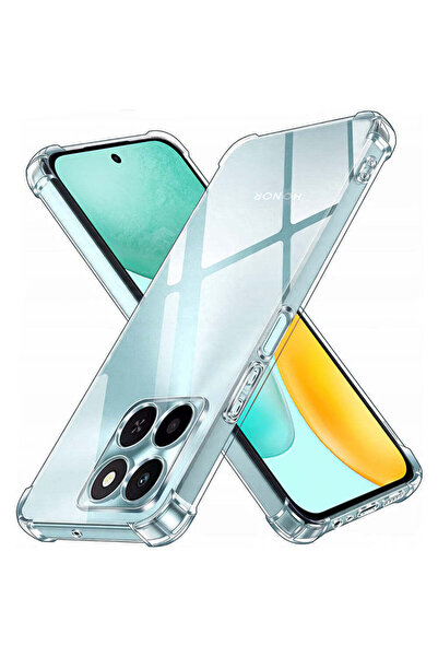 Techsuit Husă pentru Honor X6c, din silicon transparent, rezistentă la șocuri...