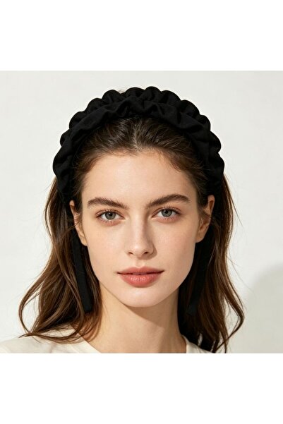 idei Bentiță fixă femei din material textil, model cu nod, culori livrate ale...