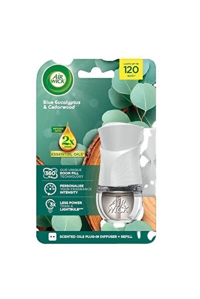 Air Wick ΣΥΣΚΕΥΗ + ΑΝΤ/ΚΟ 19ml - (EUCALYPTUS ΚΑΙ CEDARWOOD)