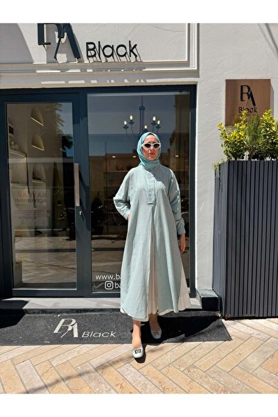 QOOQ STORE 26SS243 Lina Kadın Tunik Yeşil