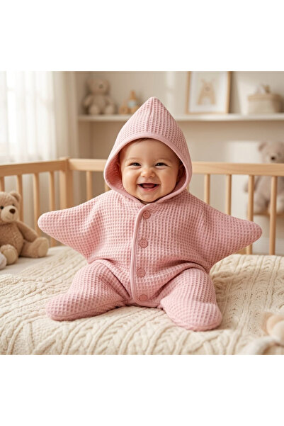 yukobaby bebeğiniz için en doğalı YILDIZ ŞEKİLLİ BEBEK TULUMU